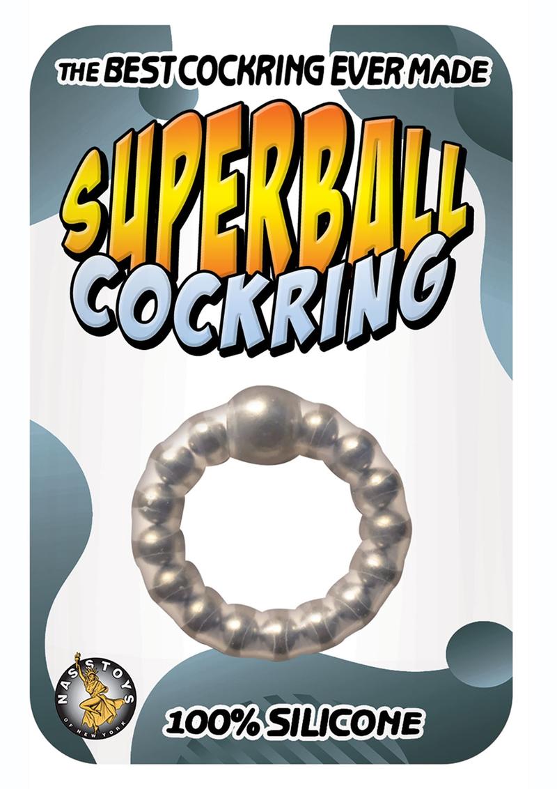 Load image into Gallery viewer, Superball Cockring Silicone - Clear
