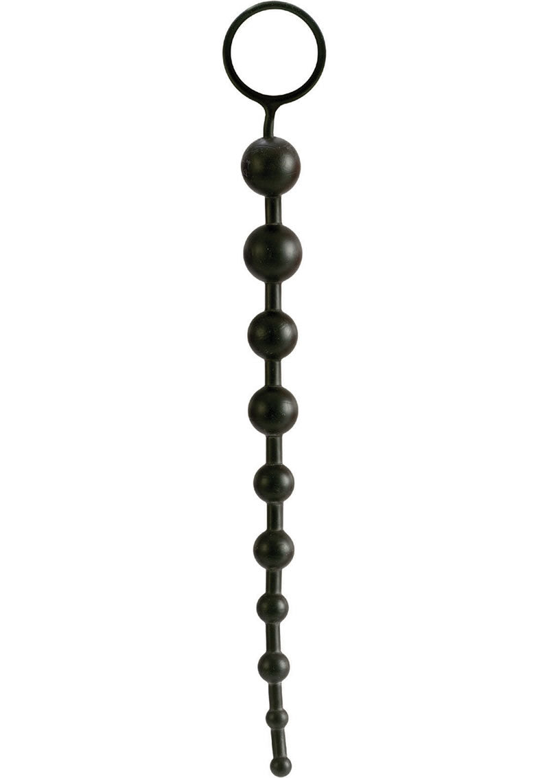 Load image into Gallery viewer, Superior X 10 Anal Beads - Black
