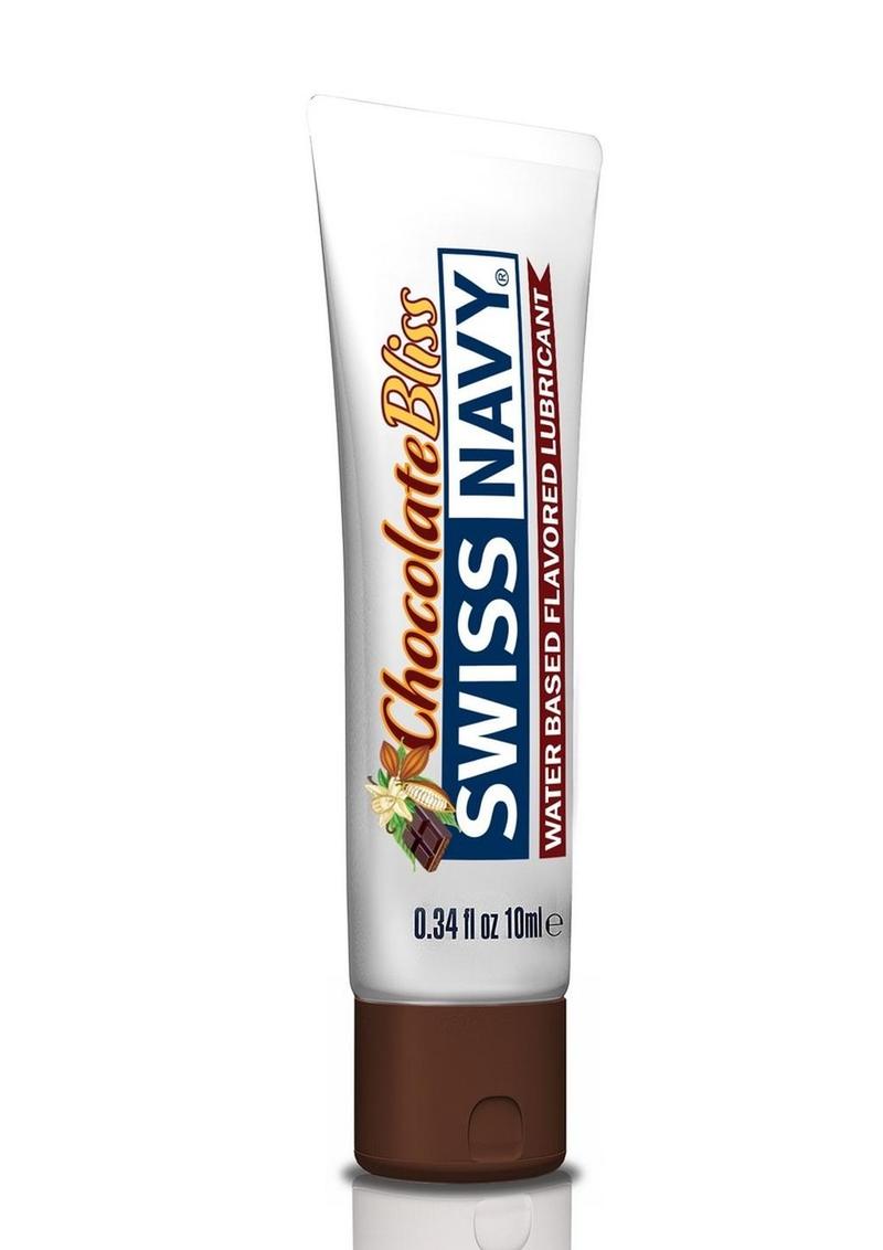 Load image into Gallery viewer, Swiss Navy Chocolate Bliss Flavored Lubricant - 10ml
