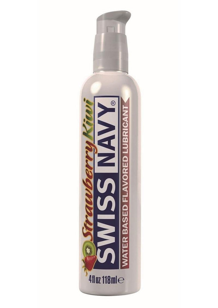 Swiss Navy Flavored Lubricant 4oz/118ml - Strawberry Kiwi