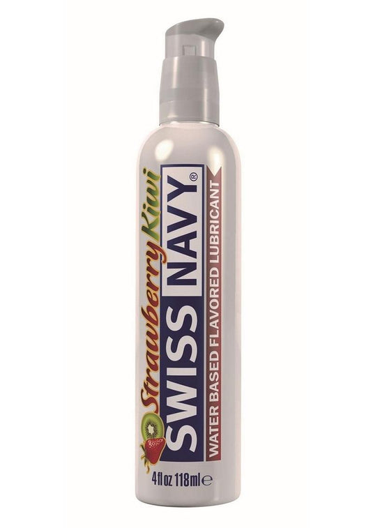 Swiss Navy Flavored Lubricant 4oz/118ml - Strawberry Kiwi