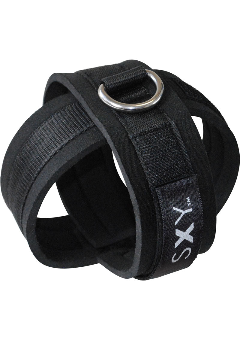 Load image into Gallery viewer, Sxy Perfectly Bound Deluxe Neoprene Cross Cuffs
