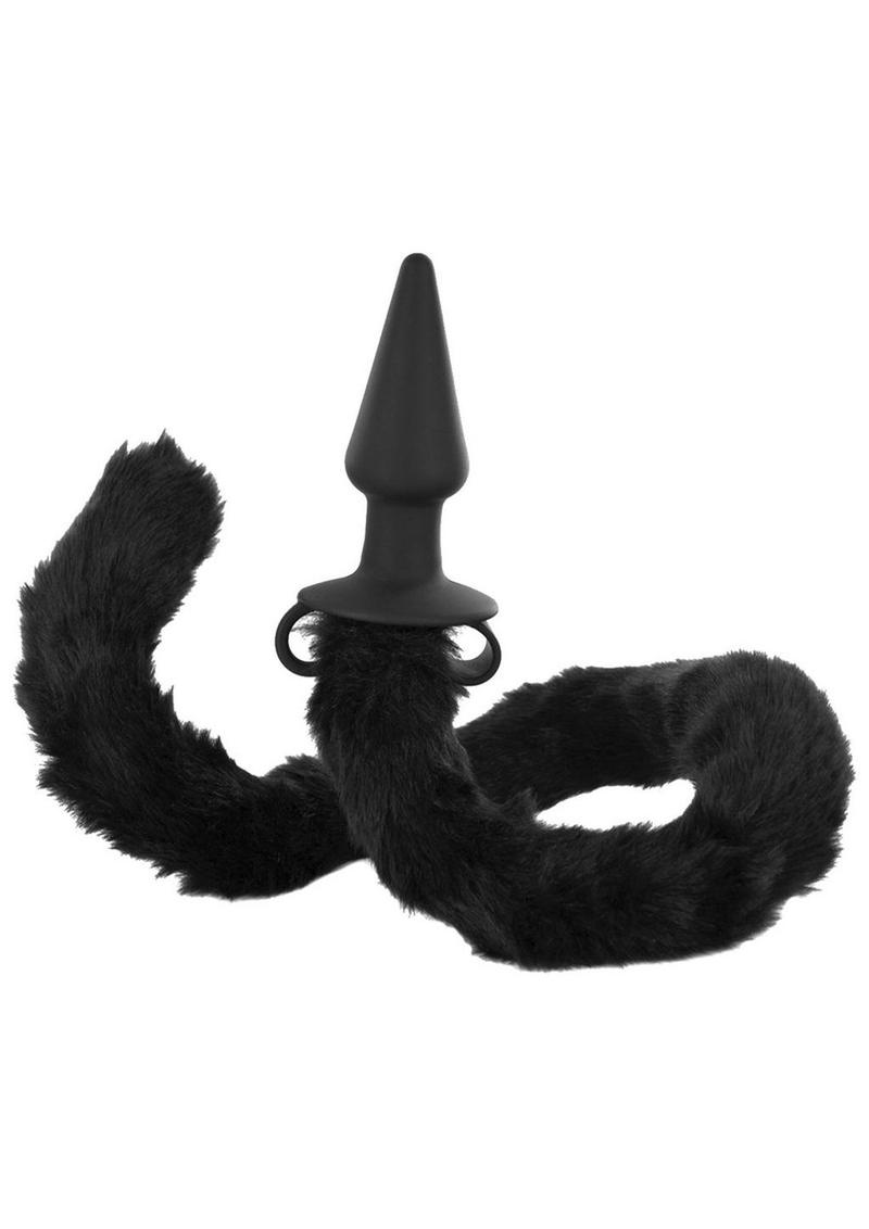 Load image into Gallery viewer, Tailz Bad Kitty Silicone Cat Tail Anal Plug
