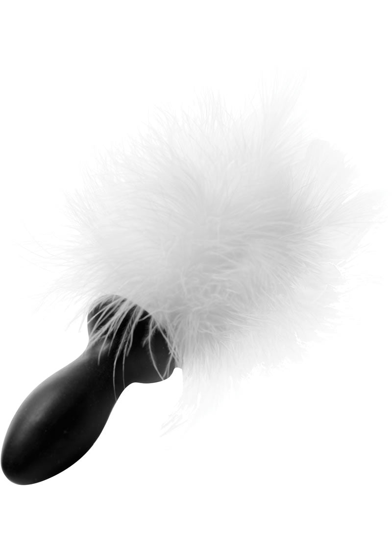 Load image into Gallery viewer, Tailz Bunny Tail Anal Plug - White
