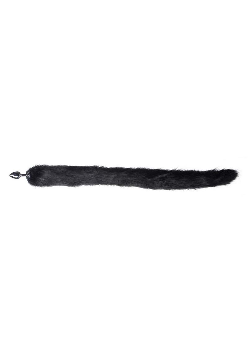 Load image into Gallery viewer, Tailz Extra Long Midnight Mink Tail
