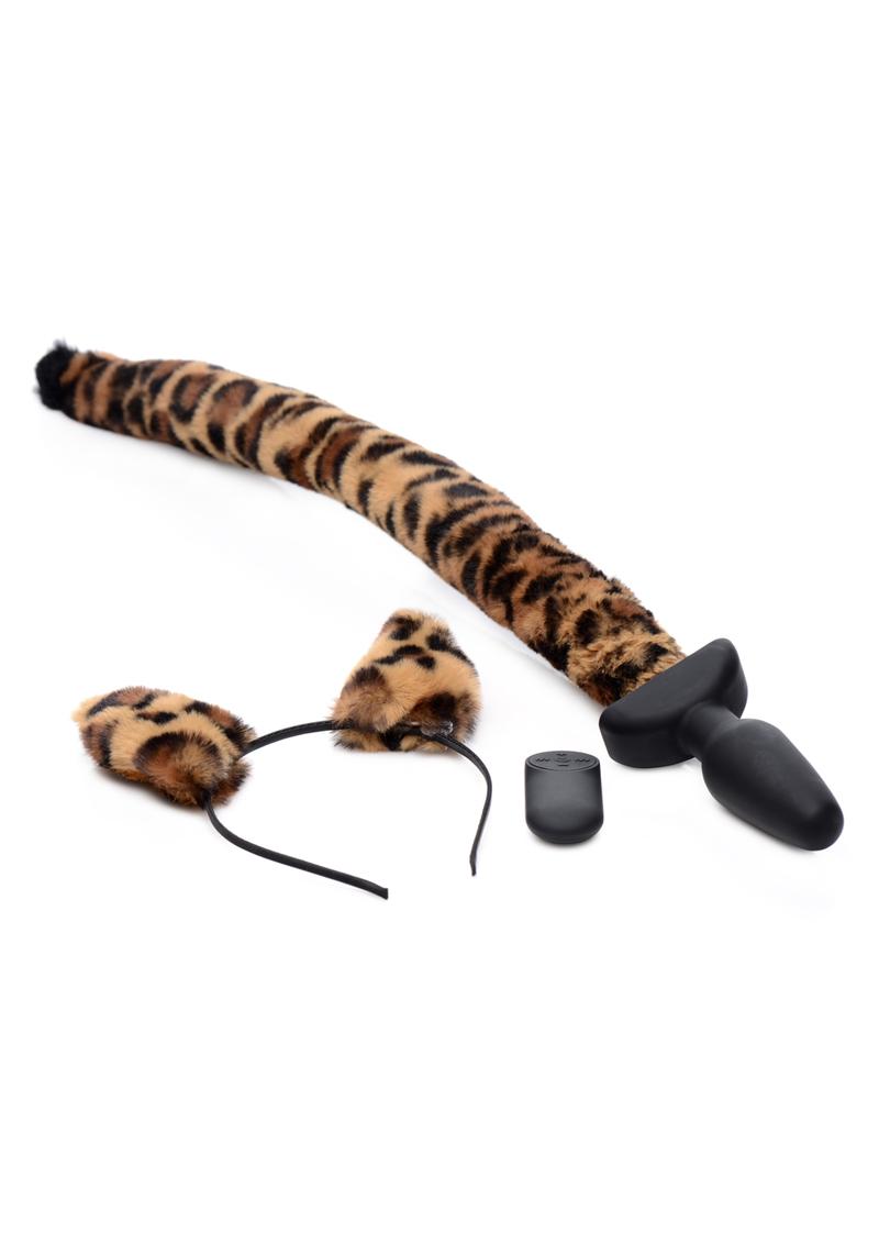 Load image into Gallery viewer, Tailz Moving and Vibrating Cat Tail - Brown
