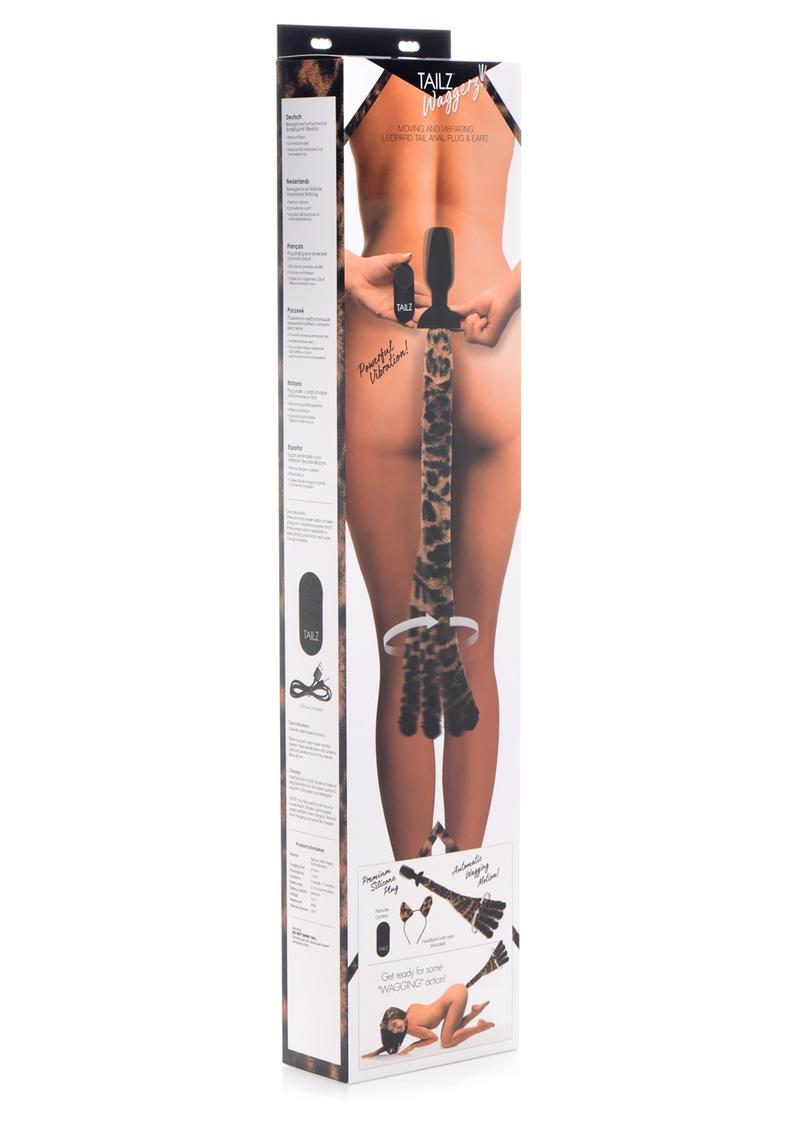 Load image into Gallery viewer, Tailz Moving and Vibrating Cat Tail - Brown
