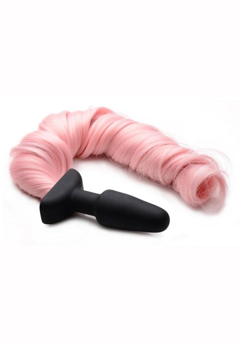 Load image into Gallery viewer, Tailz Pony Tail Anal Plug - Pink
