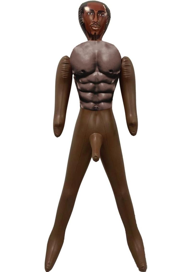 Load image into Gallery viewer, Tasty Tyrone Inflatable Doll - Chocolate
