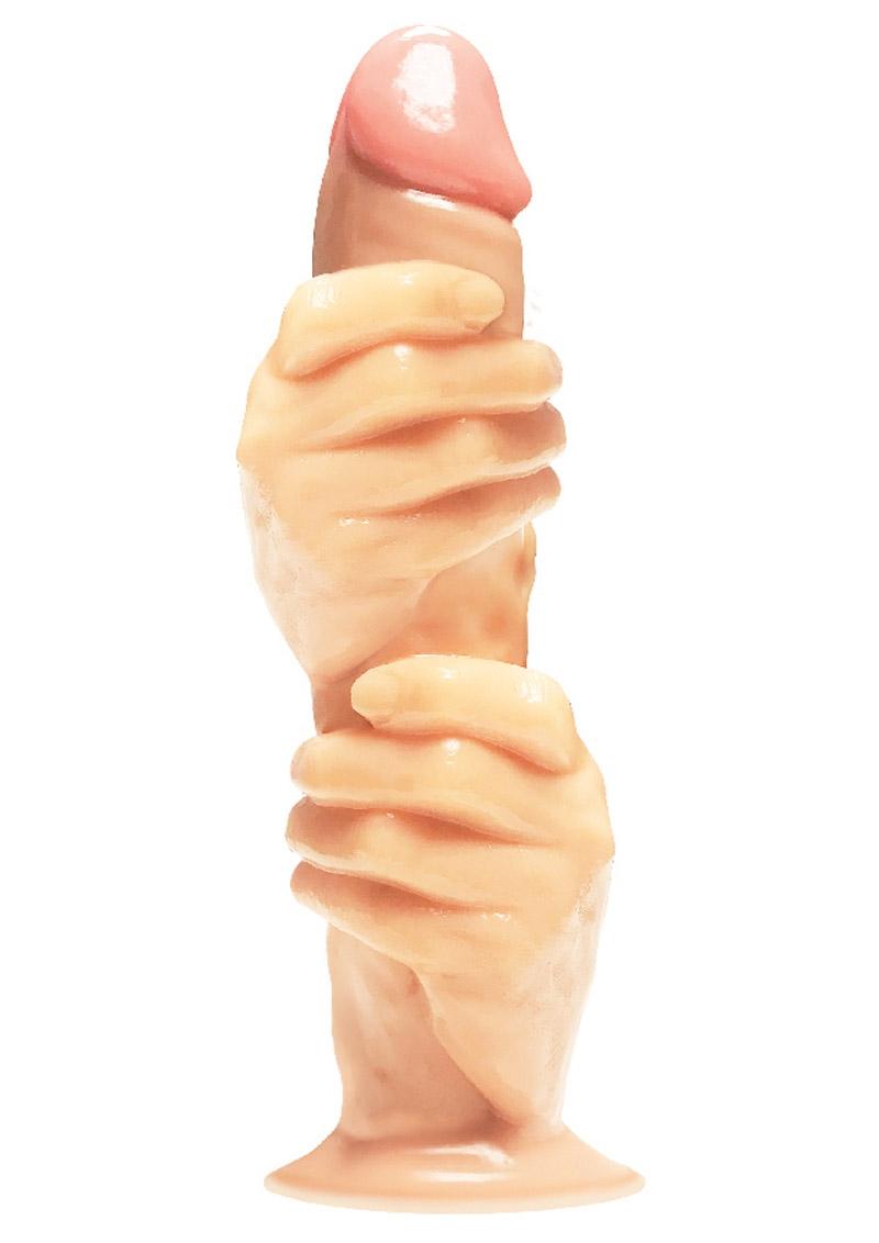 Load image into Gallery viewer, The 2 Fisted Grip 12in Dildo - Vanilla
