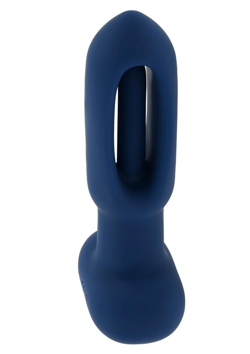 Load image into Gallery viewer, The Flapper Rechargeable Silicone Anal Plug with Remote Control - Blue
