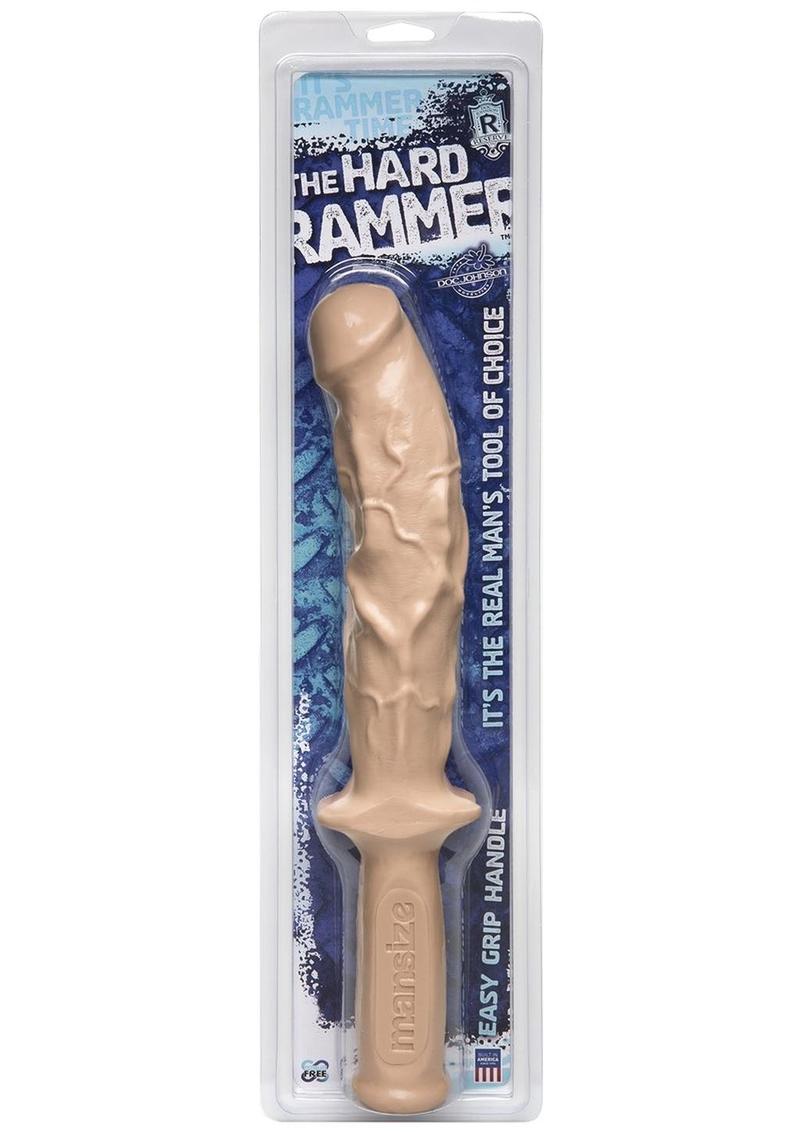 Load image into Gallery viewer, The Hard Rammer Dildo with Handle - Flesh/Vanilla
