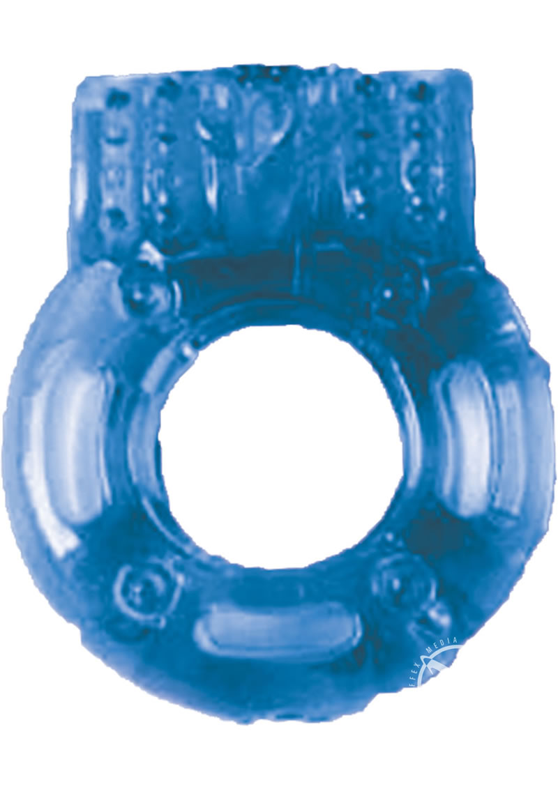 Load image into Gallery viewer, The Macho Vibrating Cock Ring - Blue
