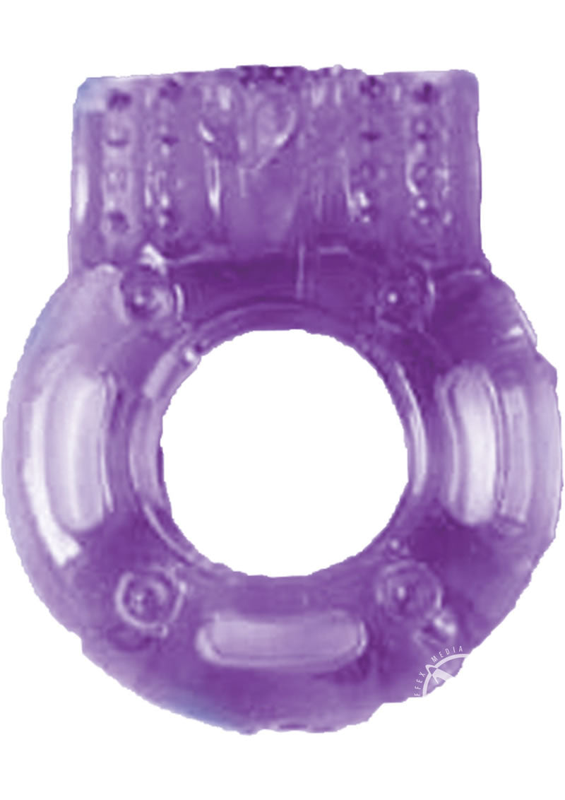 Load image into Gallery viewer, The Macho Vibrating Cock Ring - Purple
