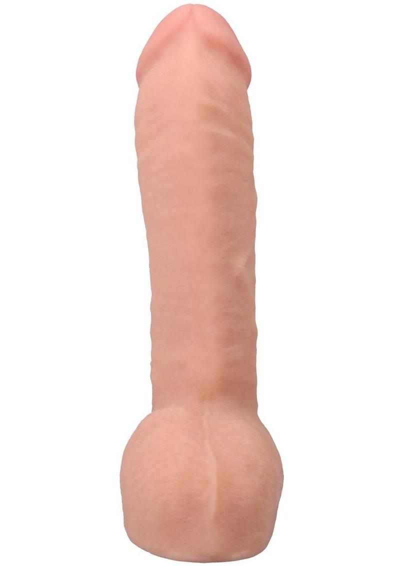 Load image into Gallery viewer, The Realistic Cock with Balls Ultraskyn Hung with Removable Vac-U-Lock Suction Cup - Vanilla - 12in
