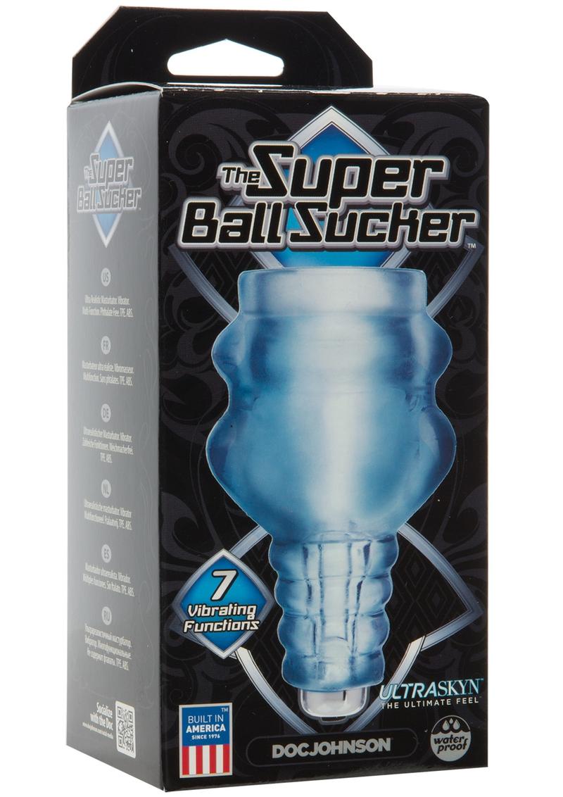 Load image into Gallery viewer, The Super Ball Sucker Vibrating Stroker - Clear
