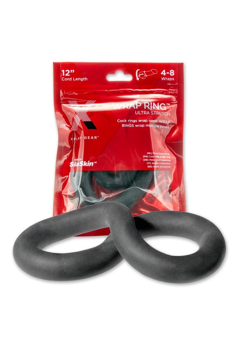 Load image into Gallery viewer, The Xplay Silicone Wrap Ring Ultra Stretch - Black - 12in
