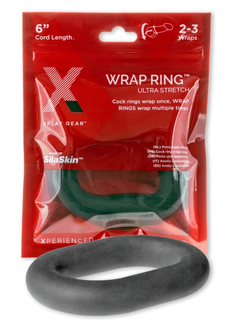 Load image into Gallery viewer, The Xplay Silicone Wrap Ring Ultra Stretch - Black - 6in
