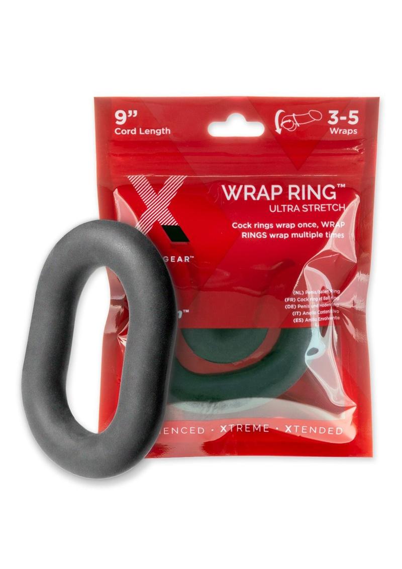 Load image into Gallery viewer, The Xplay Silicone Wrap Ring Ultra Stretch - Black - 9in
