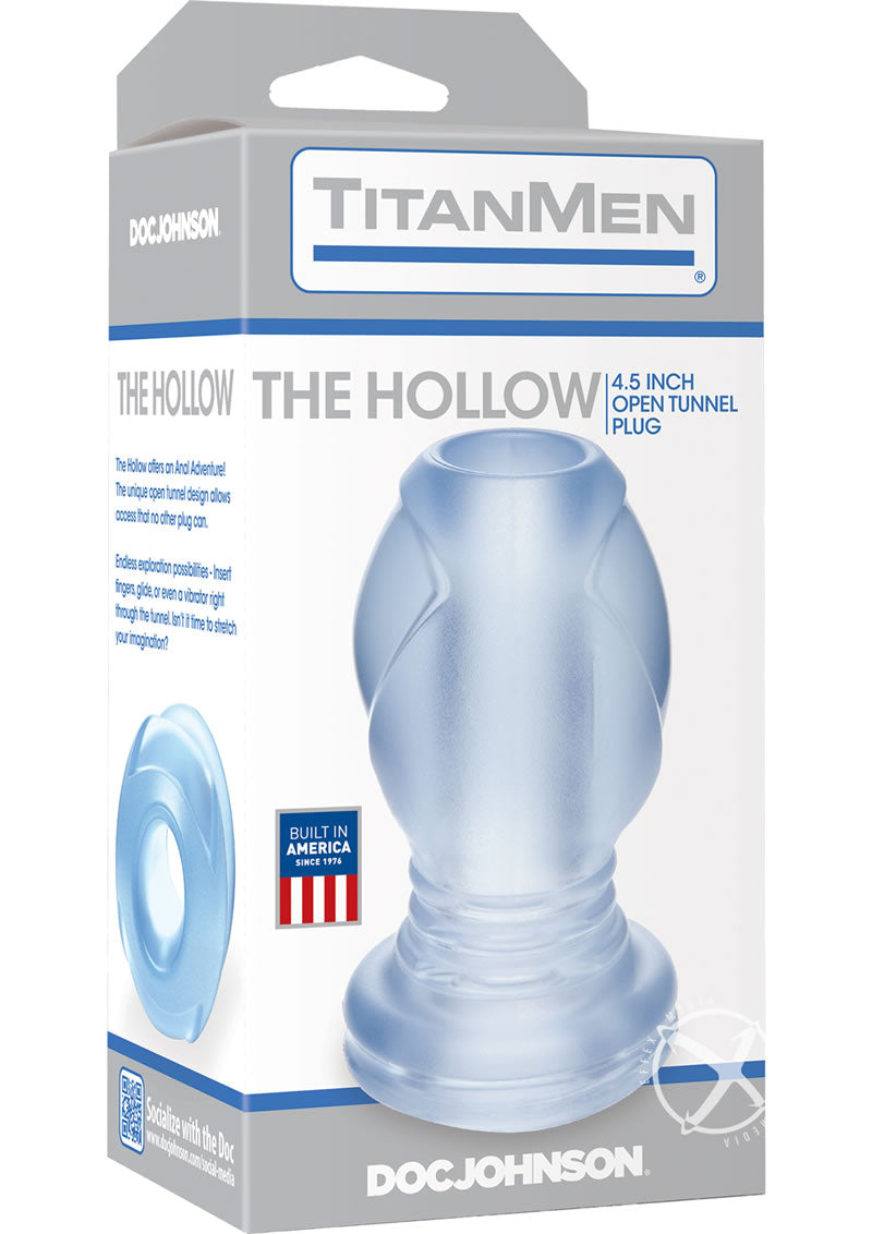 Load image into Gallery viewer, Titanmen The Hollow Open Tunnel Anal Plug - Clear
