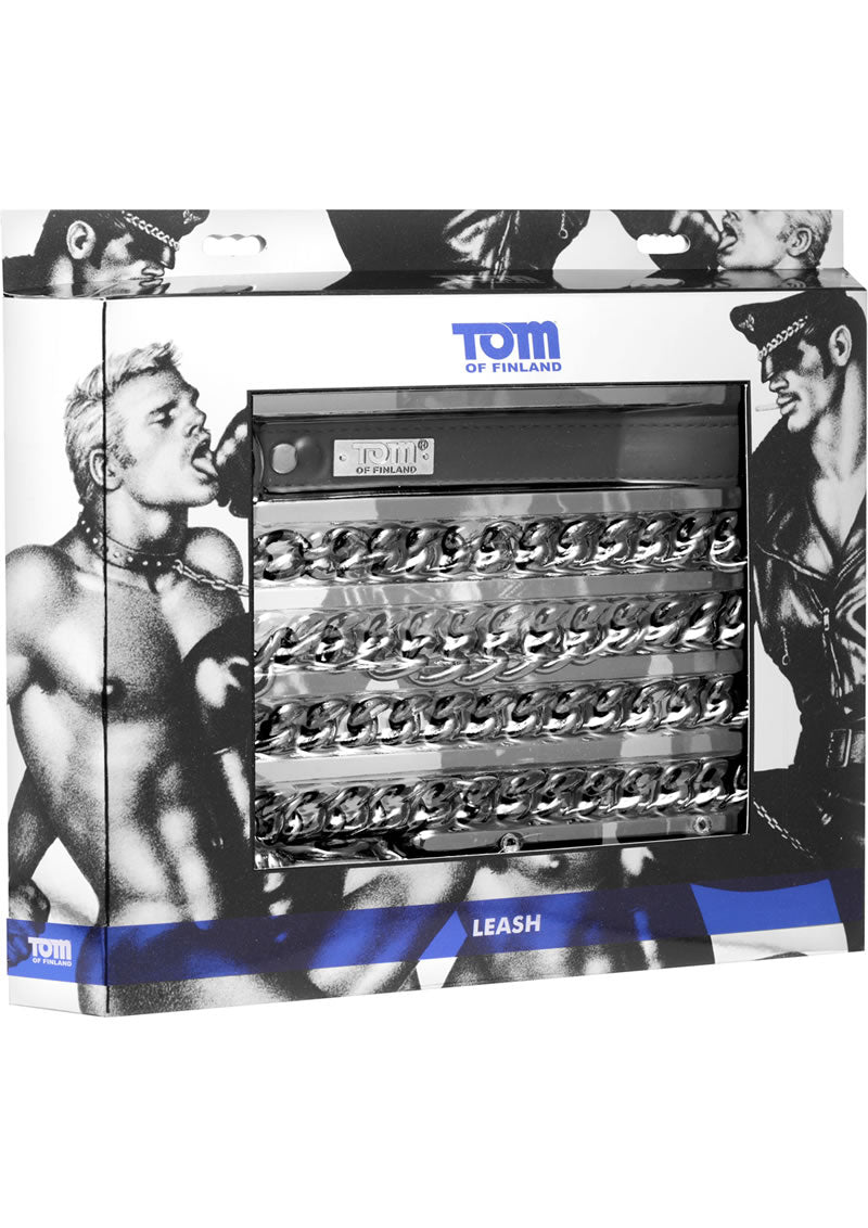 Load image into Gallery viewer, Tom Of Finland Gun Metal Leash - Gray/Metal
