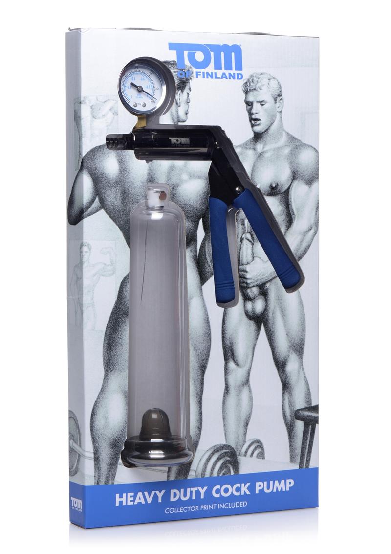 Load image into Gallery viewer, Tom Of Finland Heavy Duty Cock Pump - Clear
