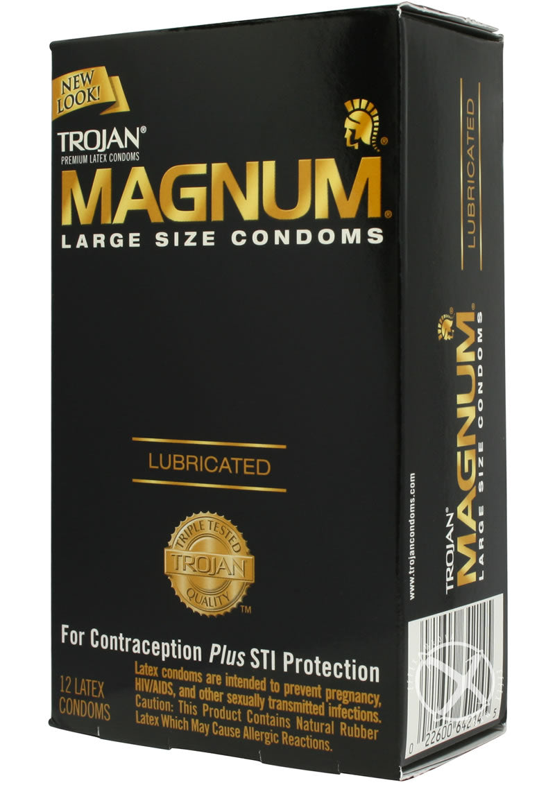 Load image into Gallery viewer, Trojan Condom Magnum Large Size Lubricated - 12 Pack
