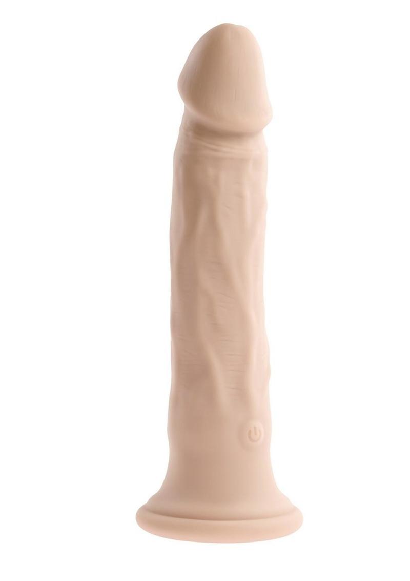 Load image into Gallery viewer, Twirl Jam Silicone Rechargeable Vibrating Dildo with Remote - Vanilla
