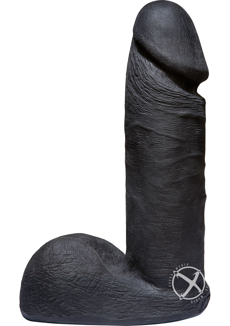 Load image into Gallery viewer, Vac-U-Lock Codeblack Ultraskyn Dildo - Black - 6in
