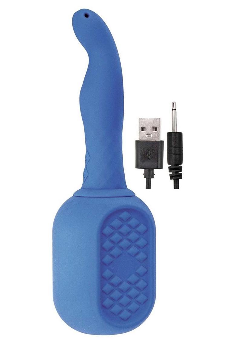 Load image into Gallery viewer, Vibrating Douche Rechargeable Silicone Anal Douche
