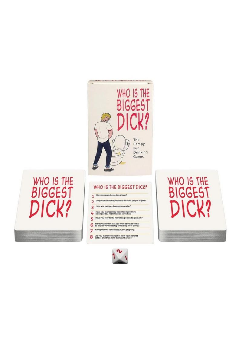 Load image into Gallery viewer, Who's The Biggest Dick? Drinking Game

