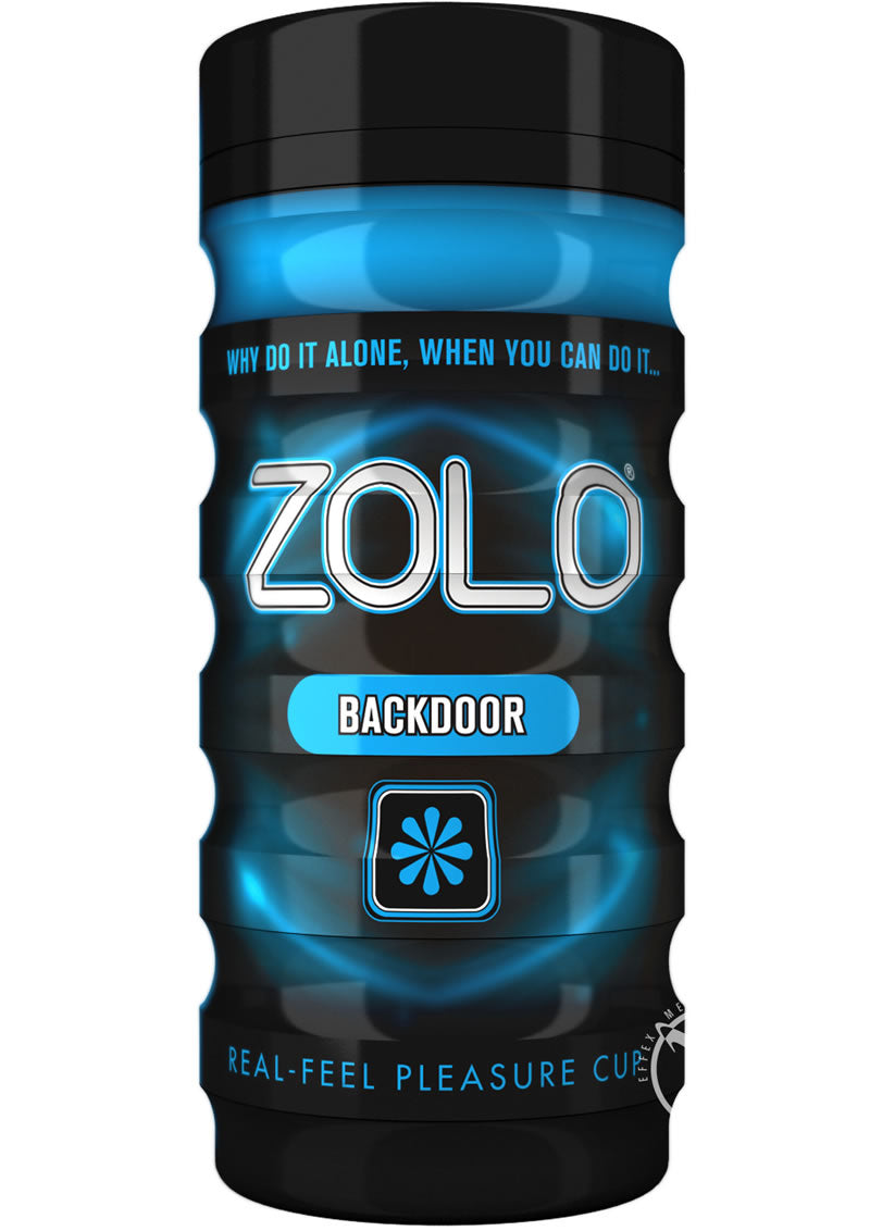 Load image into Gallery viewer, ZOLO Back Door Cup Masturbator - Blue
