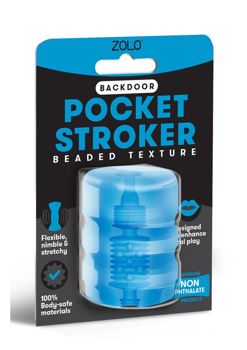 Load image into Gallery viewer, ZOLO Backdoor Pocket Stoker Beaded Texture - Blue
