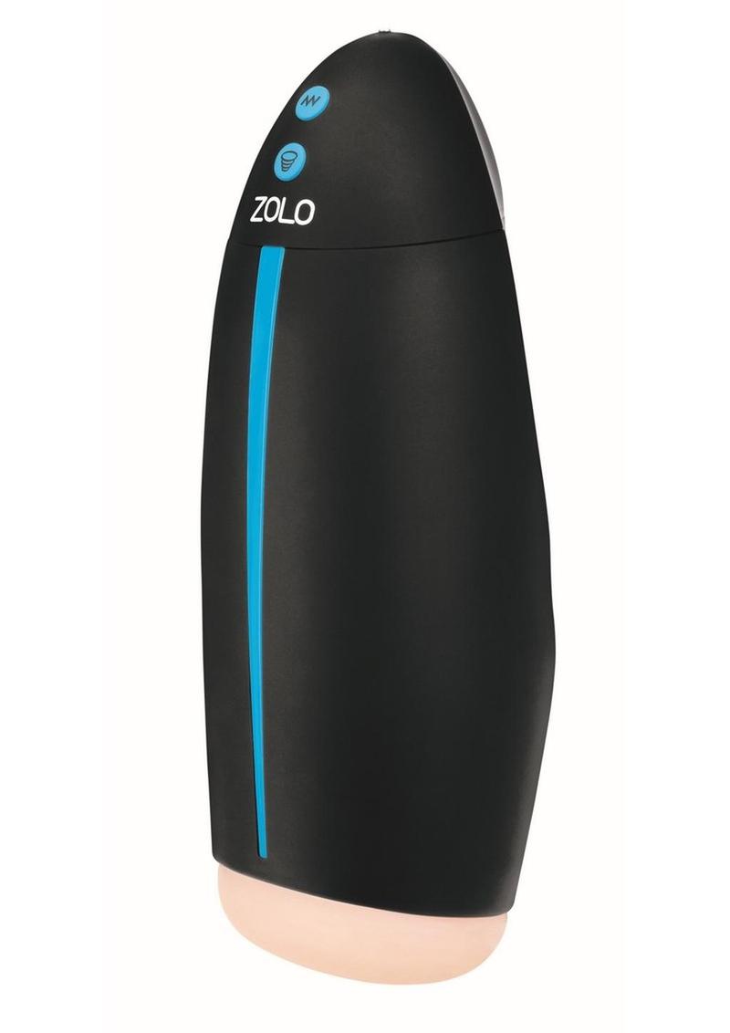 Load image into Gallery viewer, ZOLO Supersucker Rechargeable Silicone Masturbator - Black
